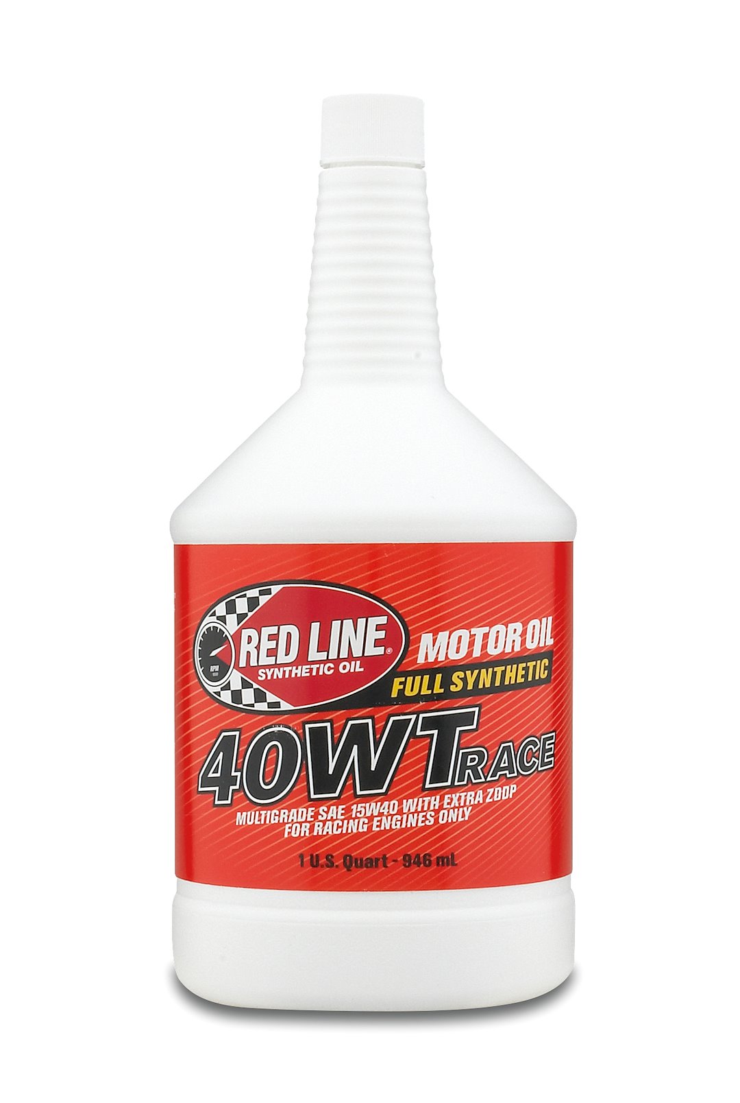 Red Line 10404 Synthetic 40WT Four-Stroke Race Oil, 1 Qt