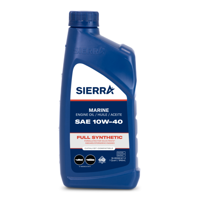 Sierra Marine 18-9559cat-2 10W-40 Synthetic Oil, Quart
