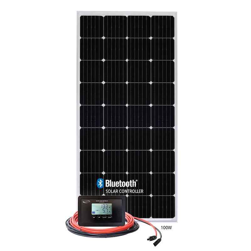 Go Power RETREAT 100W Solar Charging Kit – 30A Bluetooth PWM Controller