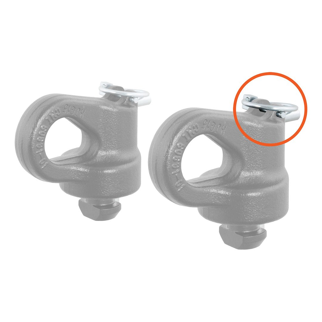 CURT Trailer Safety Chain Hook Retainer Single Fully (19251)