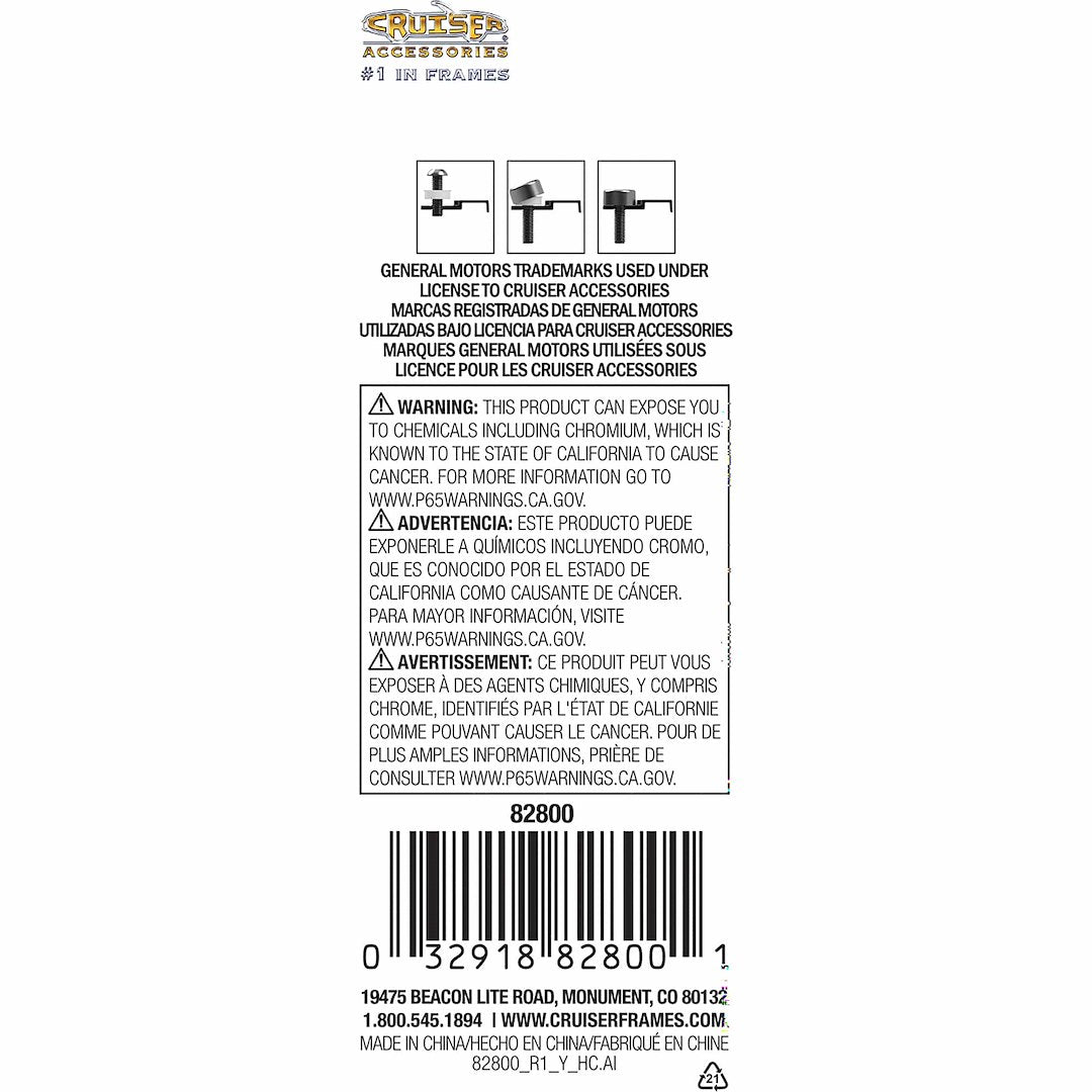 Cruiser 82800 Chevrolet Bowtie Fastener Caps - image 3
