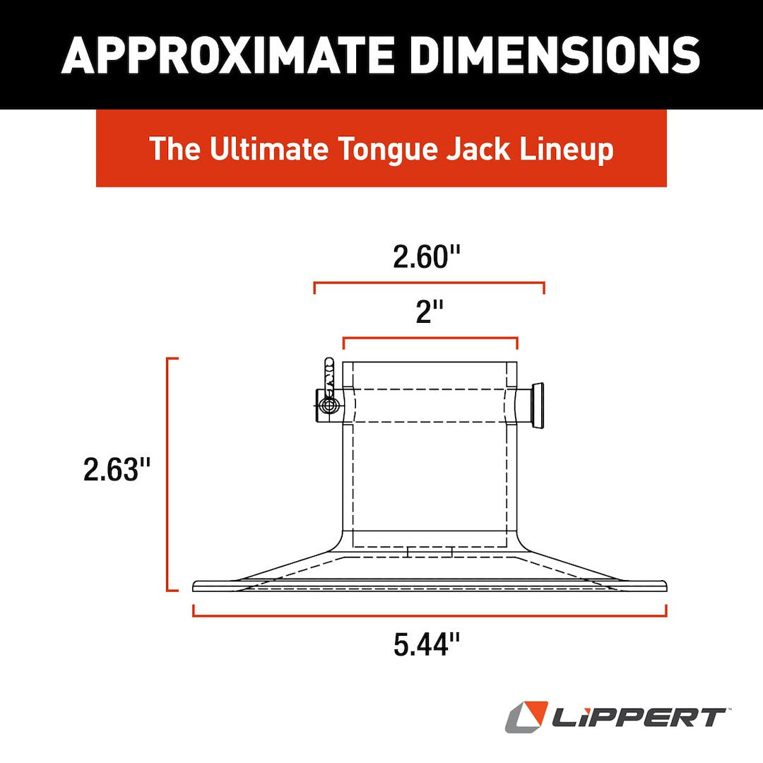 Lippert Components 165253 Trailer Tongue Jack Foot Plate - image 6