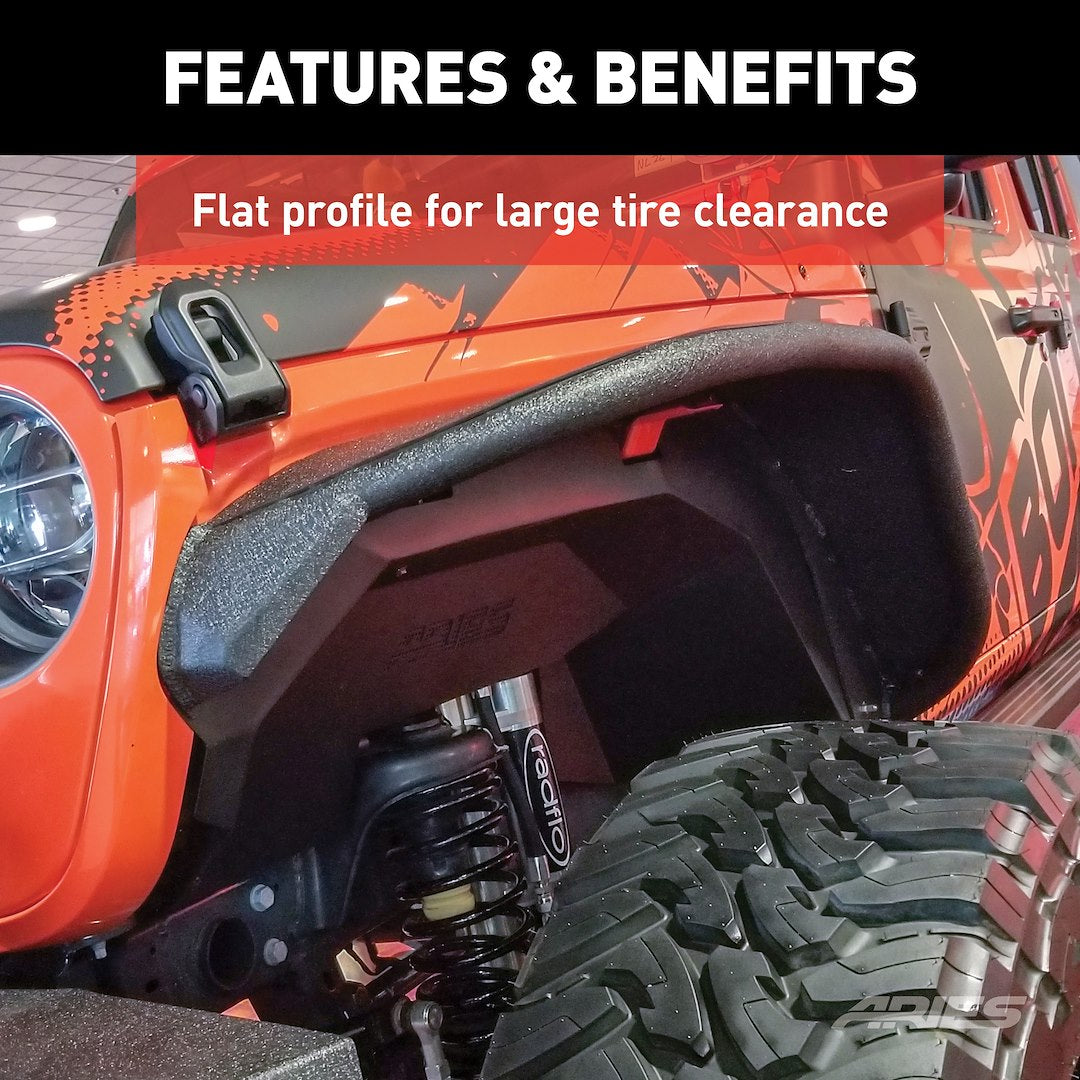 Aries Flat Style Fender Flare 1500203 - image 4