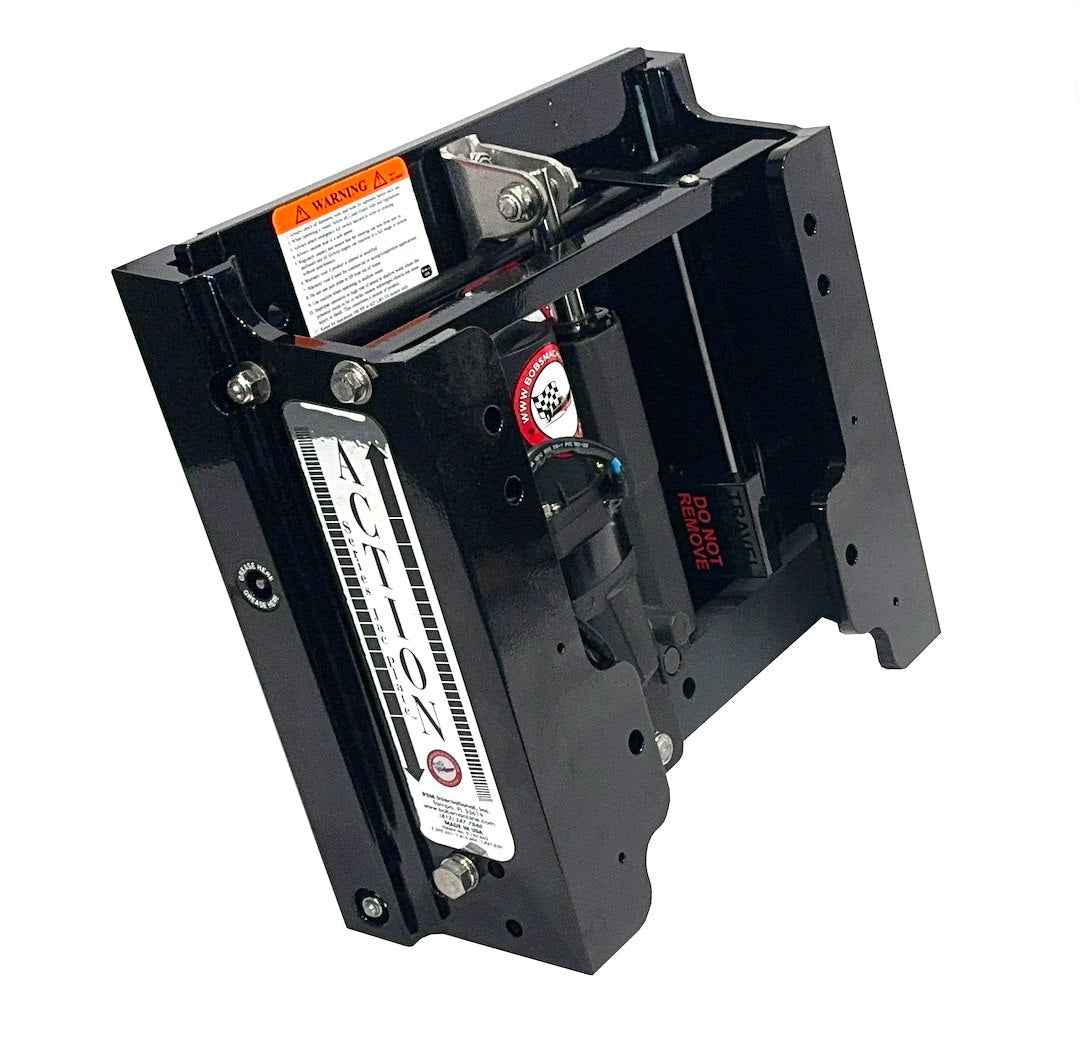 Bob's Machine 100-106010P-PCGBLK-NOSPN-NG Hydraulic 300 HP Outboard Motor Jack Plate