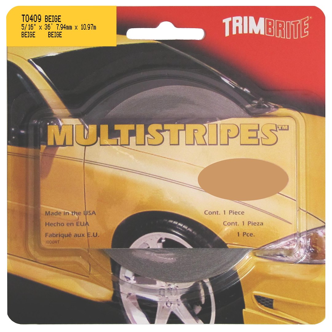 Trimbrite T0409 Beige Multistripe Pinstripe Tape