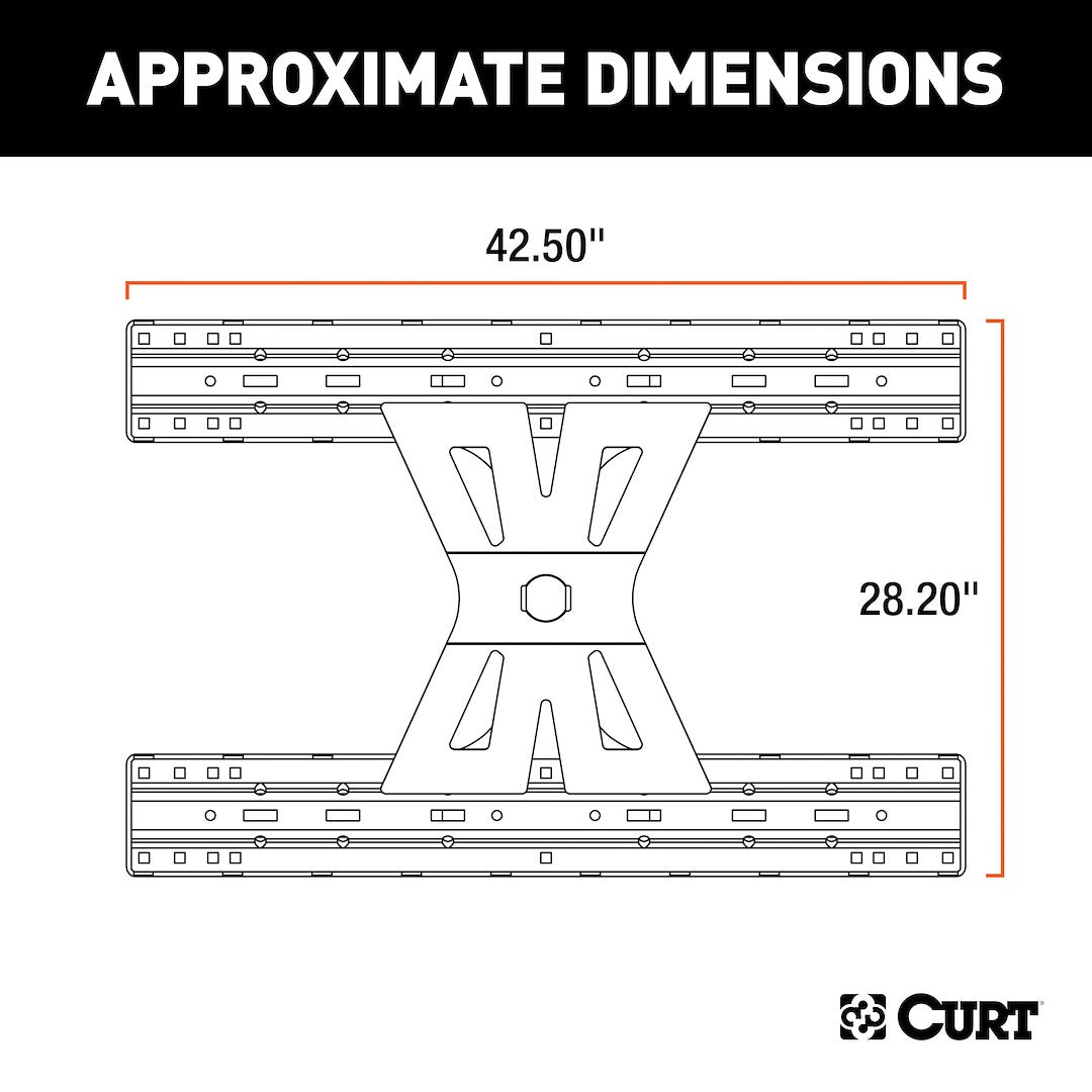 Curt 16310 Fifth Wheel Trailer Hitch Conversion Kit - image 9