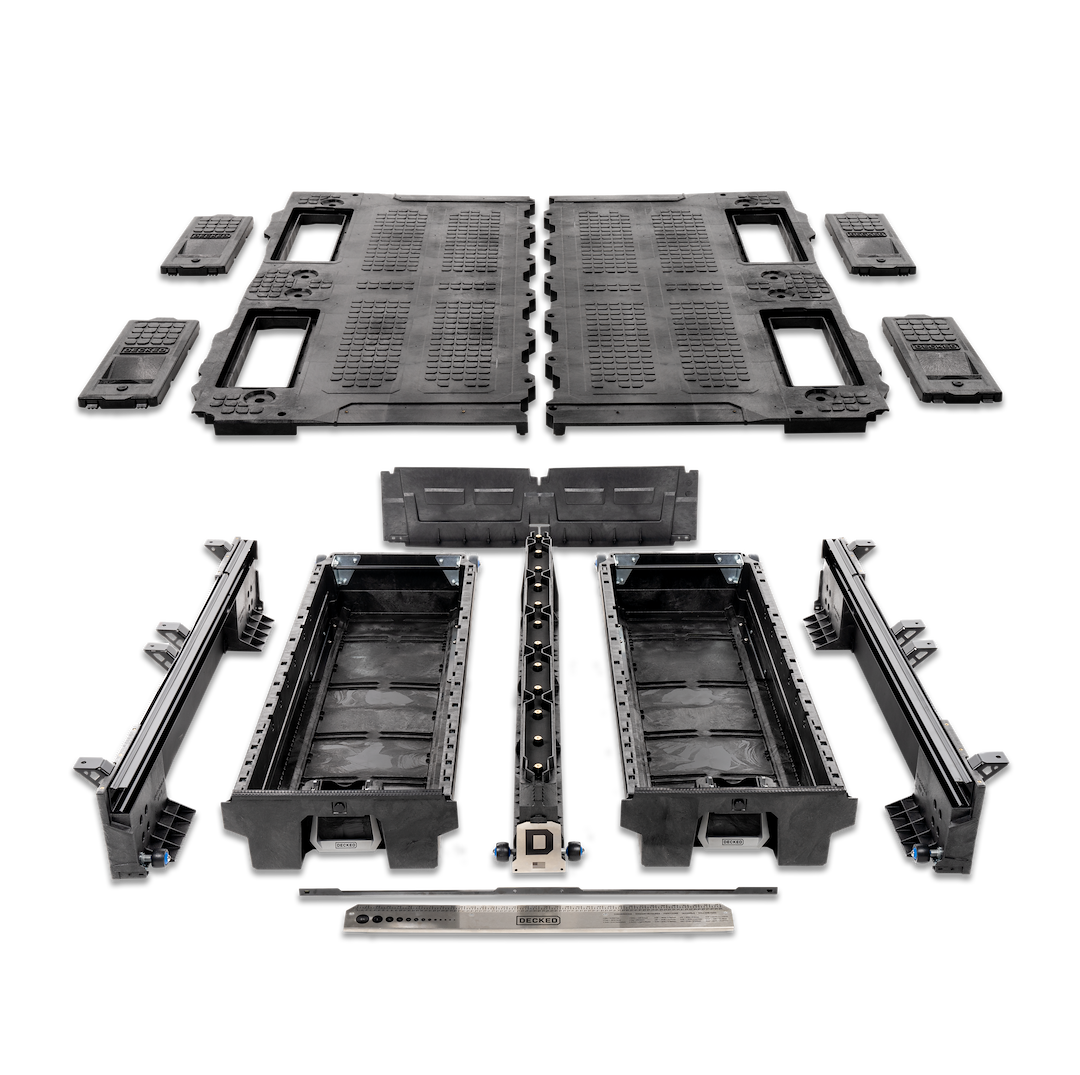 Decked XS2 Two-Drawer HDPE Cargo Storage