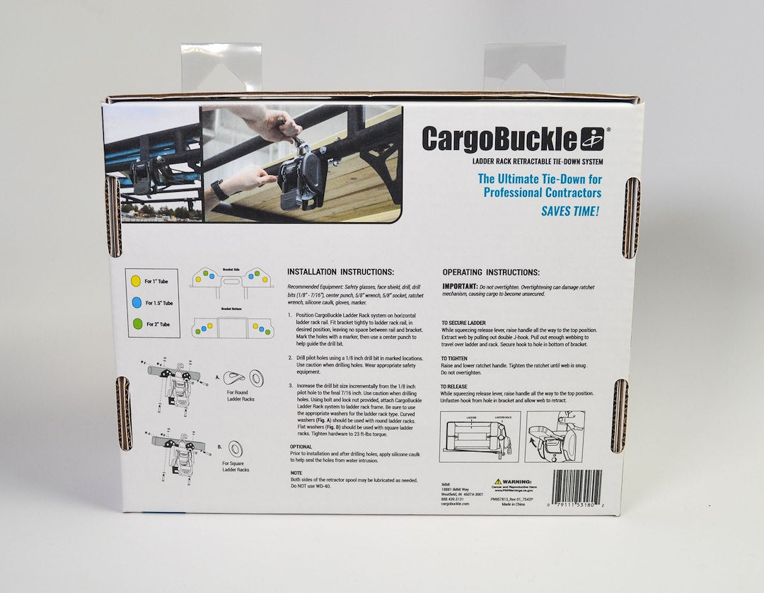 Immi Boatbuckle F153180 CargoBuckle Ladder Rack Tie-Down