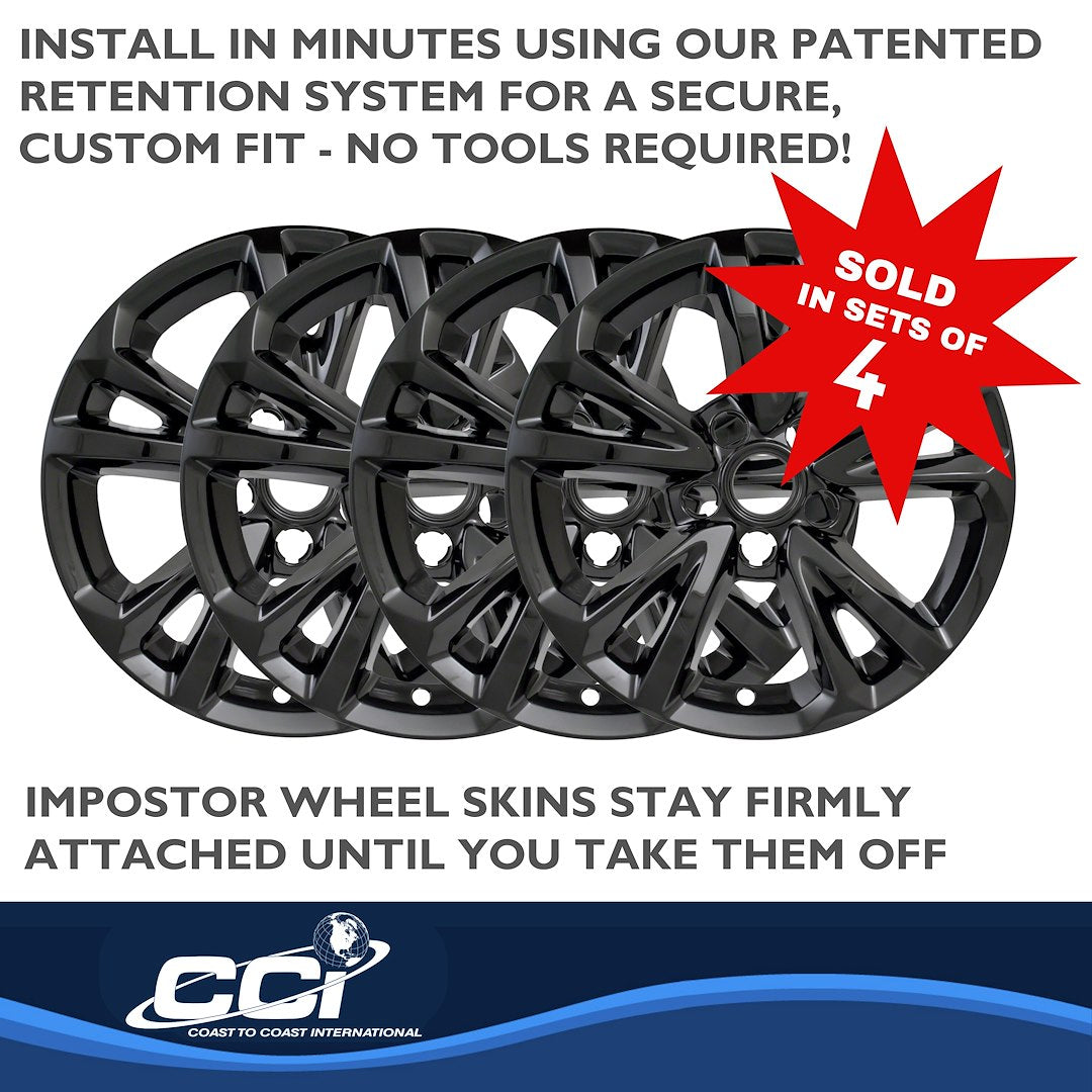 Coast To Coast IMP384BLK Black Equinox Impostor Wheel Skins - image 4