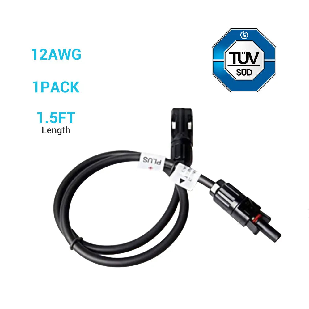 Renogy Rng-extcb-1.5ft-12-g1-us Solar Panel Cable (0021827)