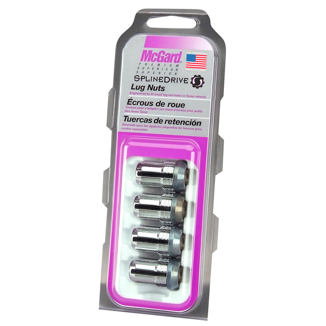 McGard 65357 Chrome SplineDrive Acorn Lug Nuts, 12x1.5