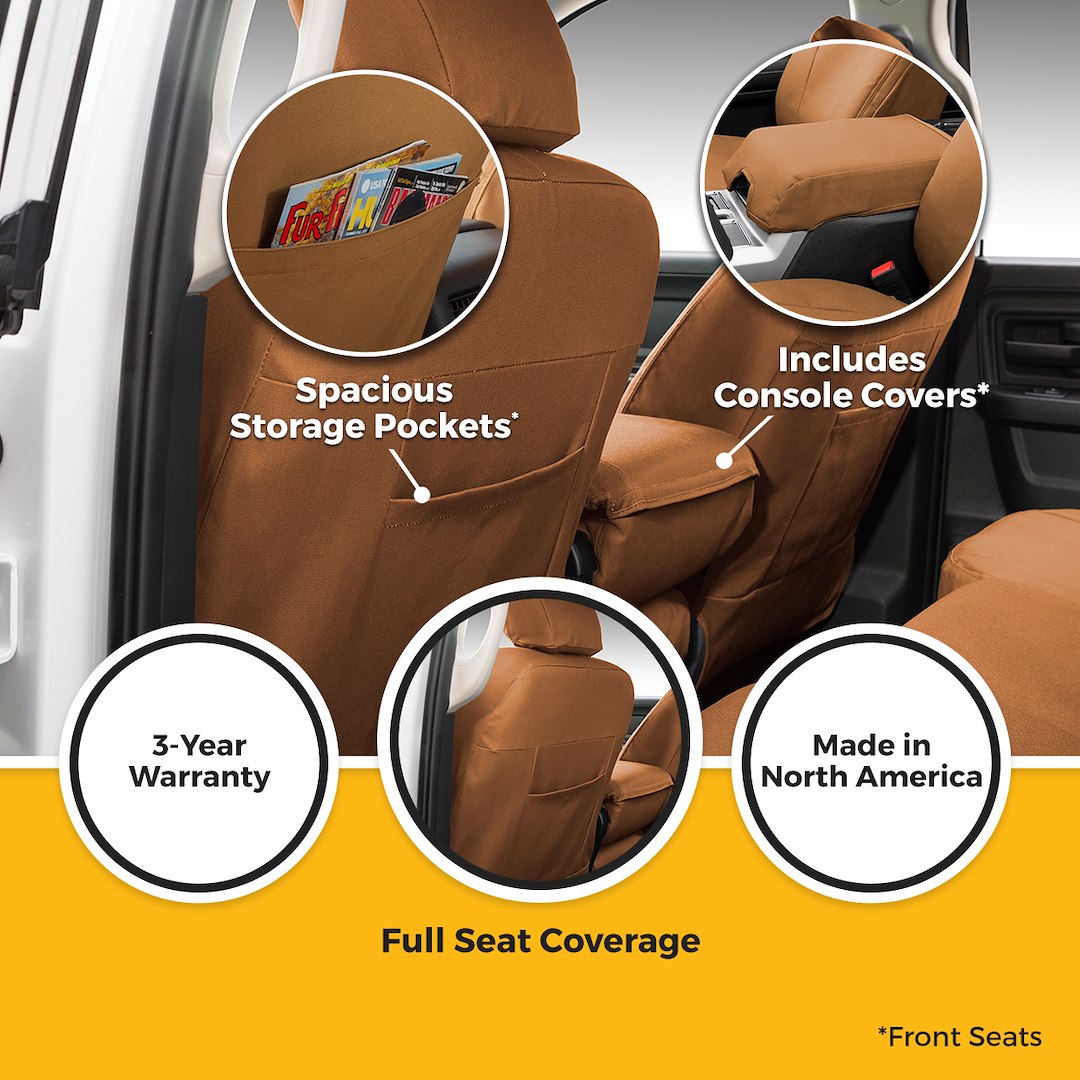 Covercraft TC4138CABN Brown Carhartt Silverado Crew Cover - image 4