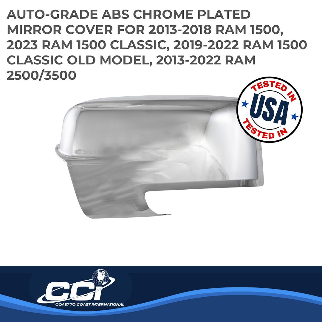 Coast To Coast MC67496 Ram Chrome Mirror Covers with Signals - image 2