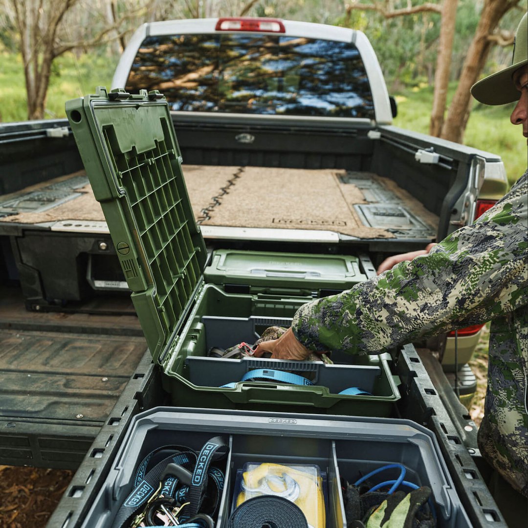 Decked A0020-HRAK-GRN Halfrack 32 Ranger Green Organizer
