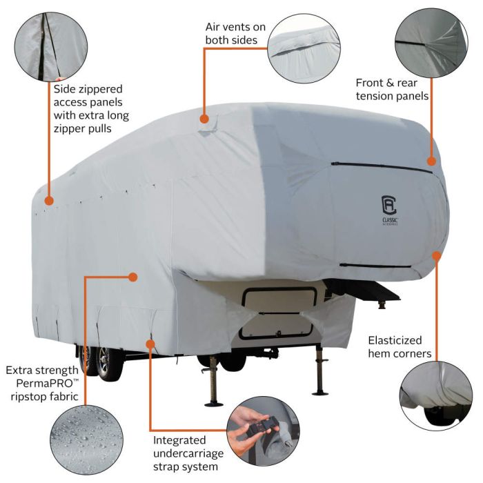 Classic Accessories 80-187-191001-00 Travel Trailer Cover - image 9