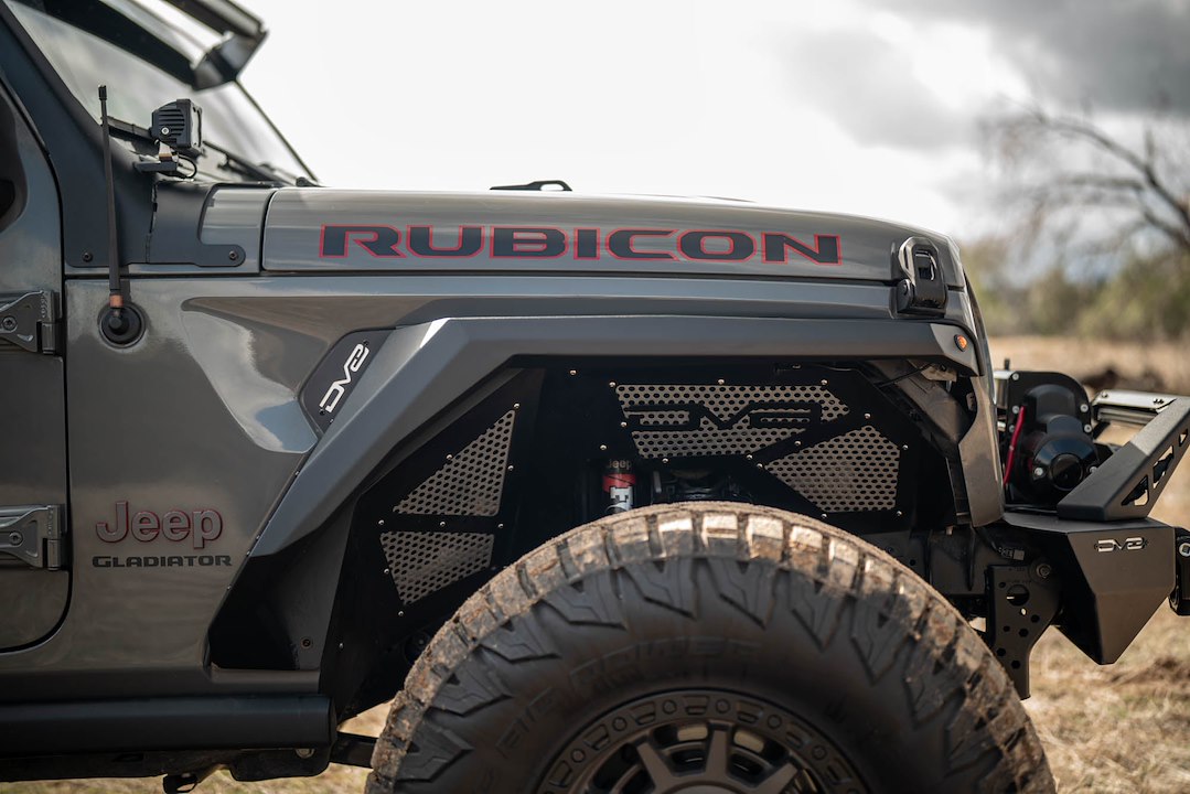 DV8 Offroad FDGL-09 Armor Flat Fender Flares