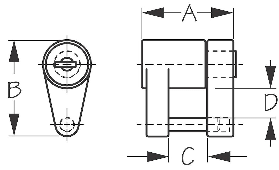 Sea Dog 751030-1 Brass-Plated Zinc Coupler Lock
