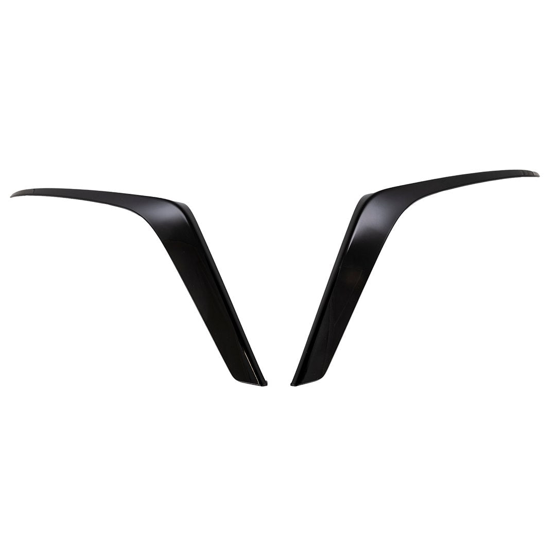 Coast To Coast GI207BLK Gloss Black Bar Grille Overlay Pair - image 1