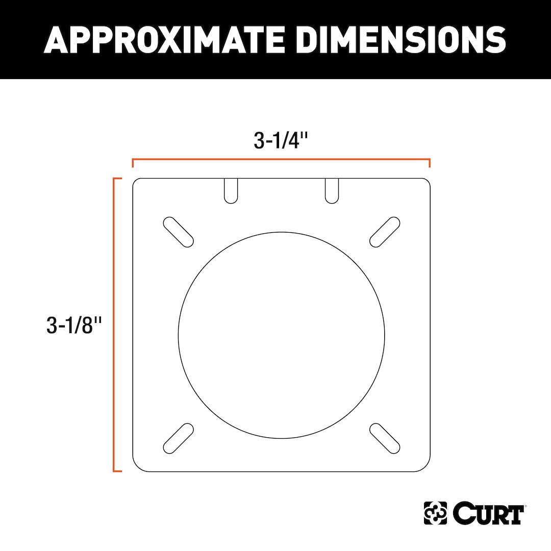 CURT Trailer Wiring Connector Mounting Bracket (58520)