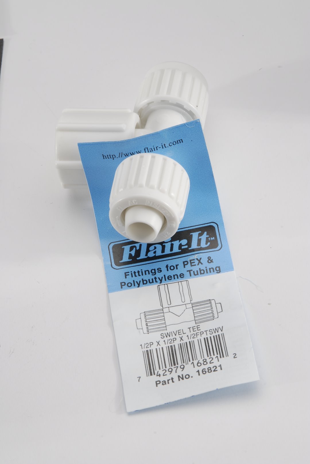 Elkhart Supply Flair-it Tee Fresh Water Fitting (16821)