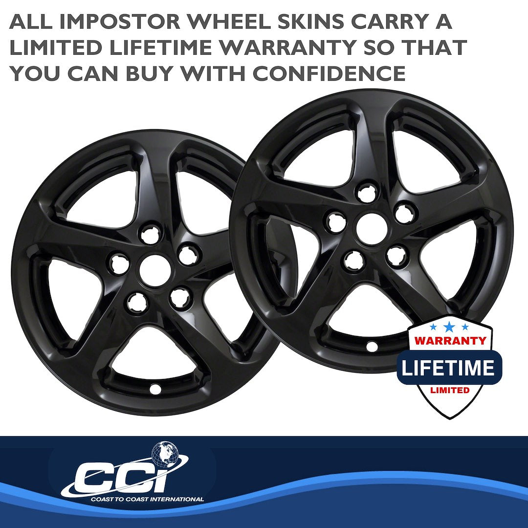 Coast To Coast IMP394BLK Black Malibu Impostor Wheel Skins - image 3