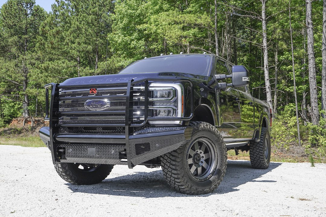 Fab Fours FS23-S5960-1 Black Steel Front Bumper