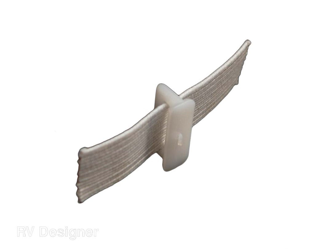 RV Designer Window Curtain Glider (A111) – Material: Plastic