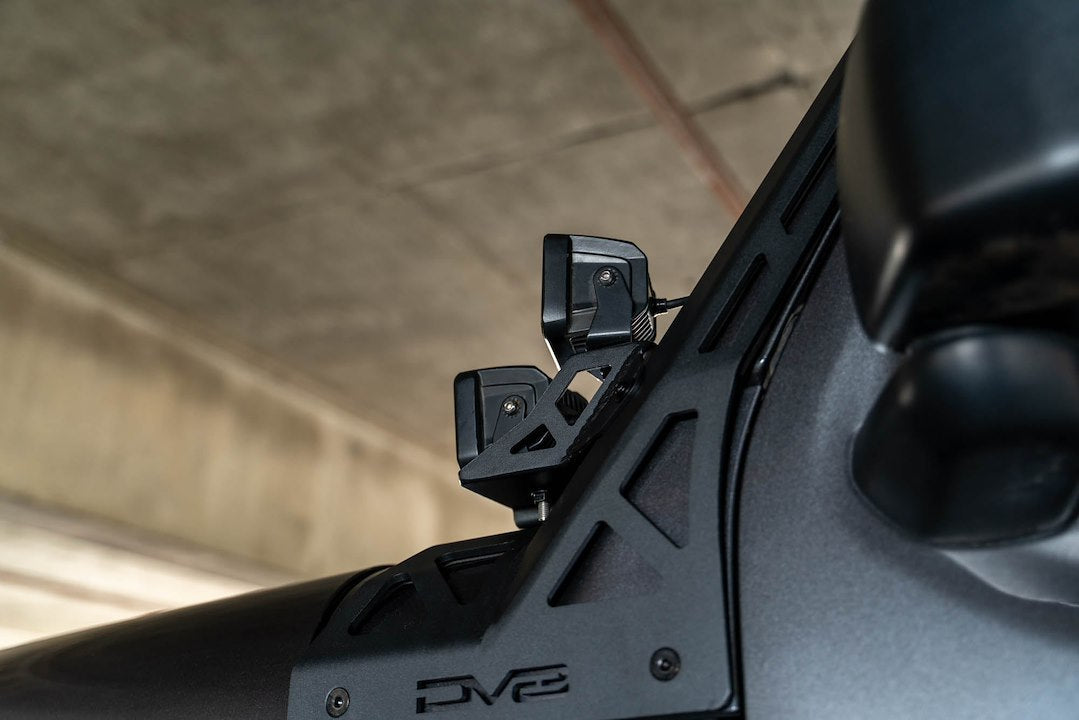 DV8 Offroad LBJL-11 Jeep JL/JT Dual A-Pillar Pod Mount