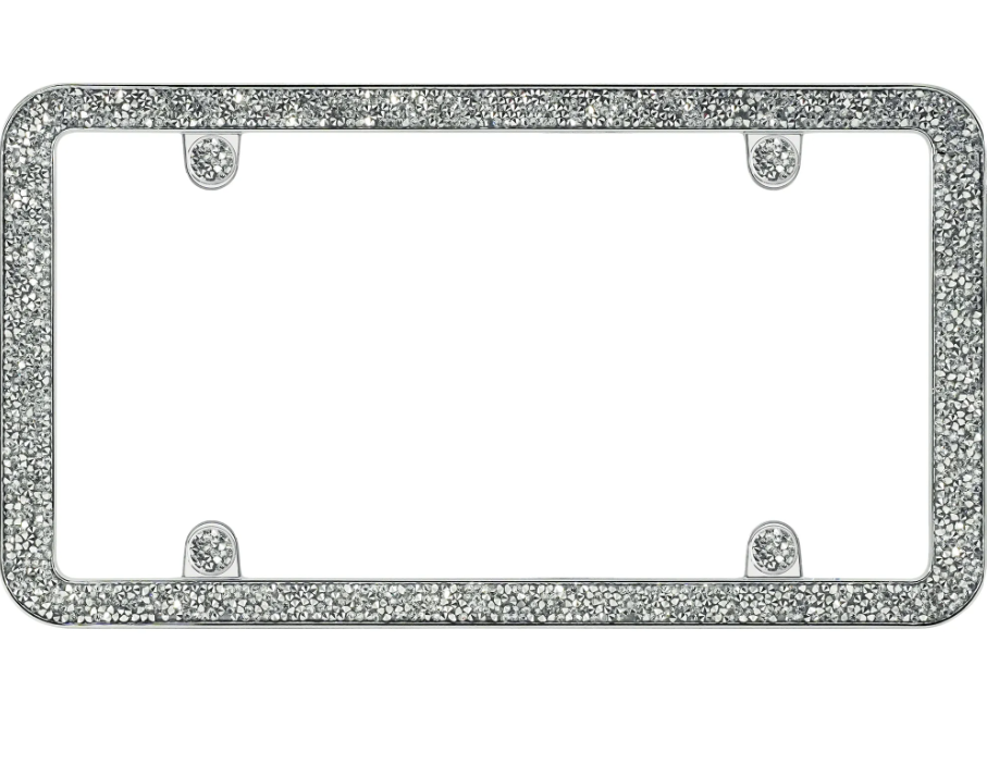 Cruiser 16630 Shattered Clear Chrome Plate Frame - image 3