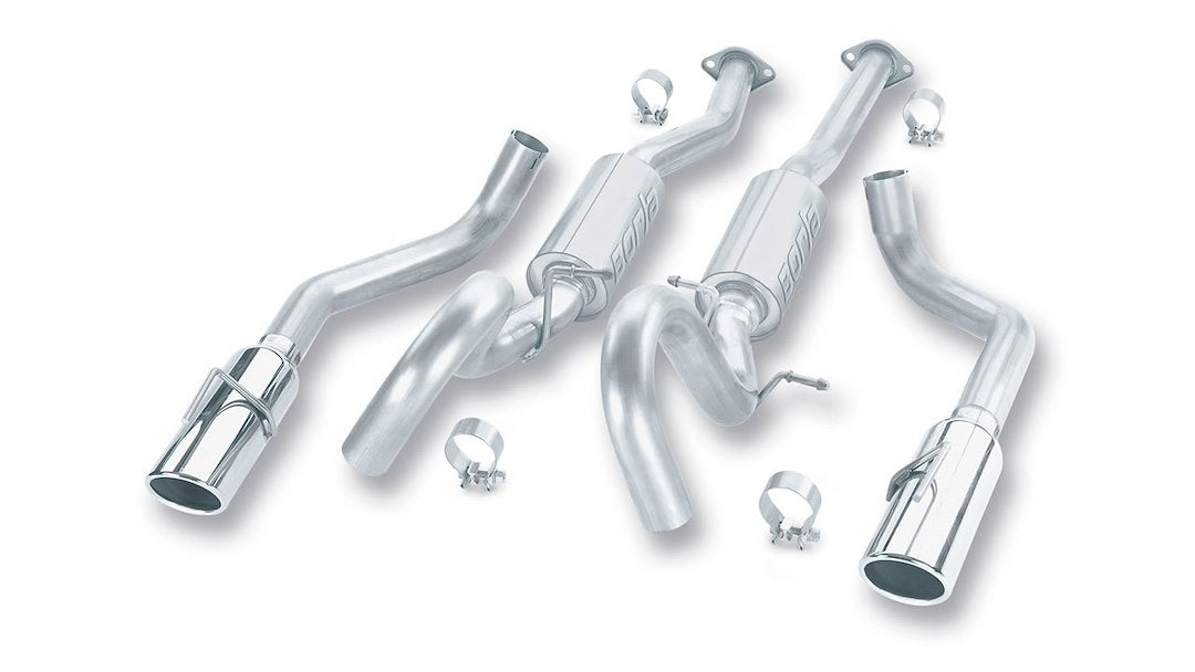 Borla S-Type Cat Back System Dual Dual Exhaust System Kit 140067 - image 1