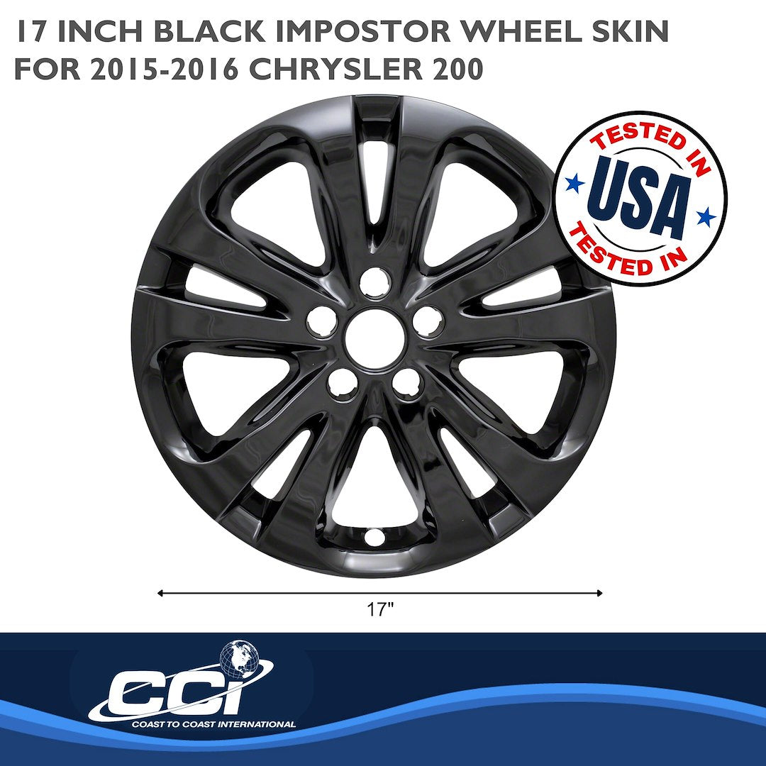 Coast To Coast IMP388BLK Black 200 Impostor Wheel Skins - image 2