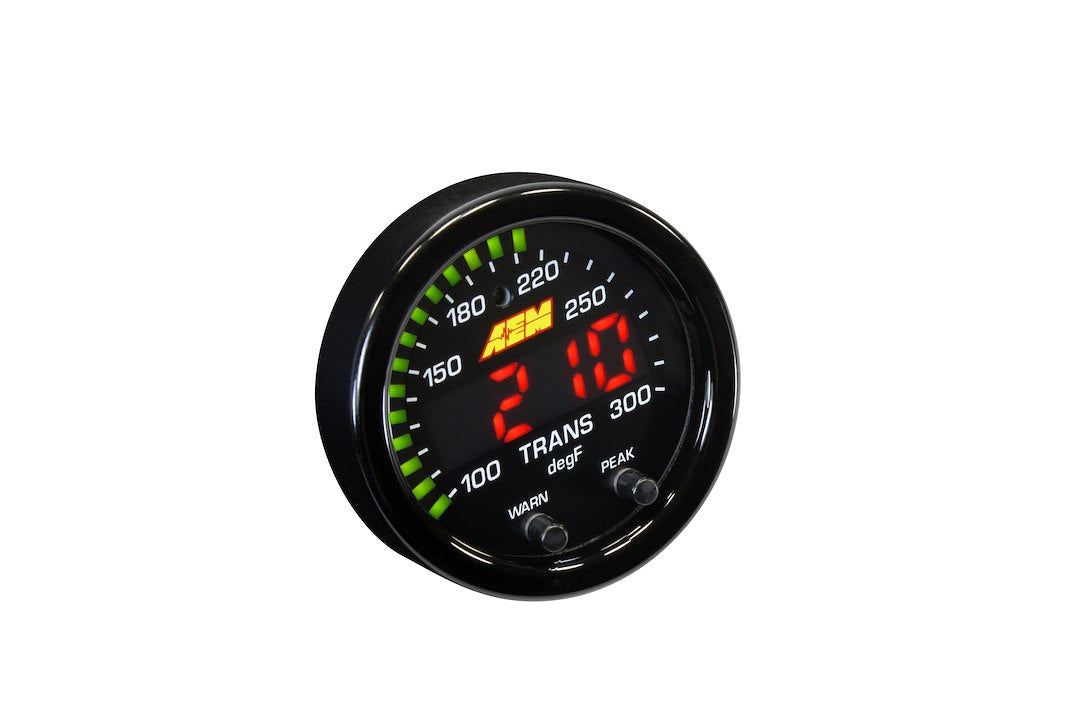 AEM Electronics X-Series Temperature Gauge Water/Trans/Oil (30-0302) - image 4