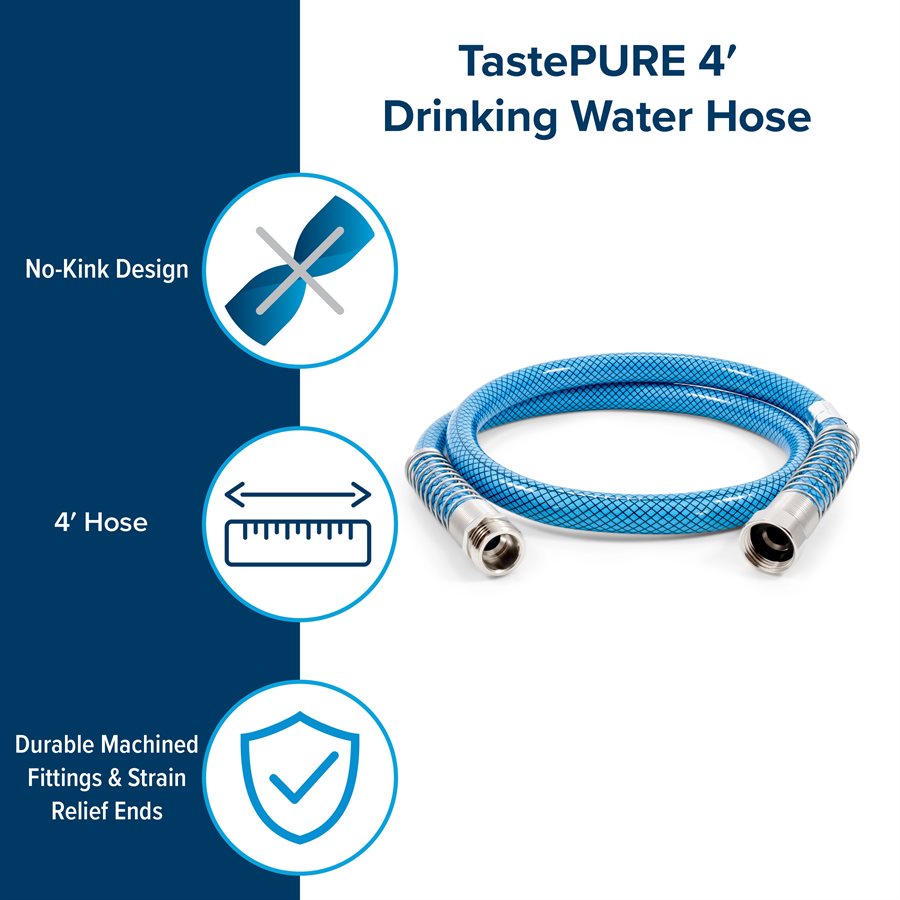 Camco Tastepure 4 Feet 100 PSI Fresh Water Hose (22813)