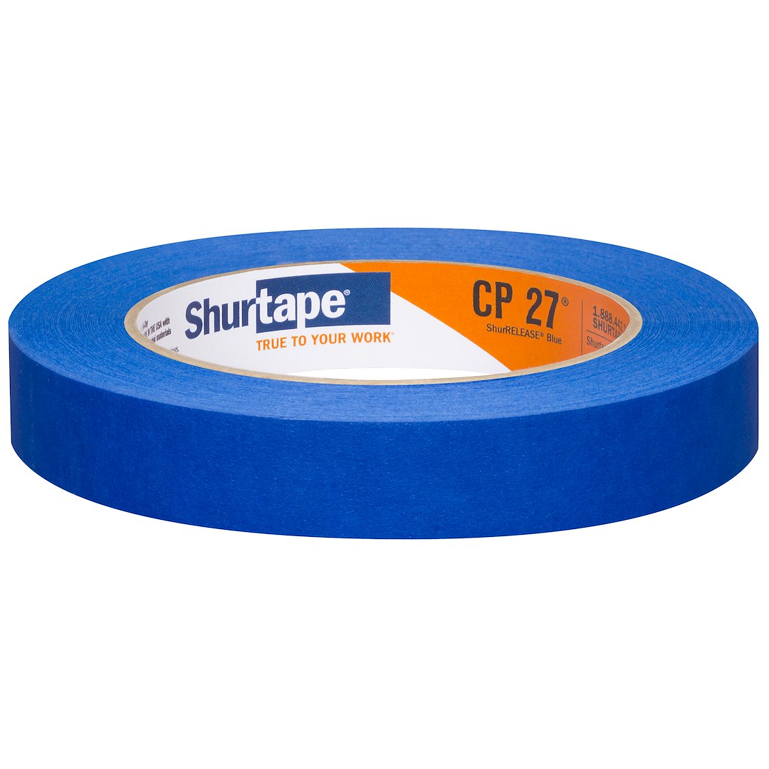 Shurtape 202871 CP 027 Blue Masking Tape, 48 Rolls