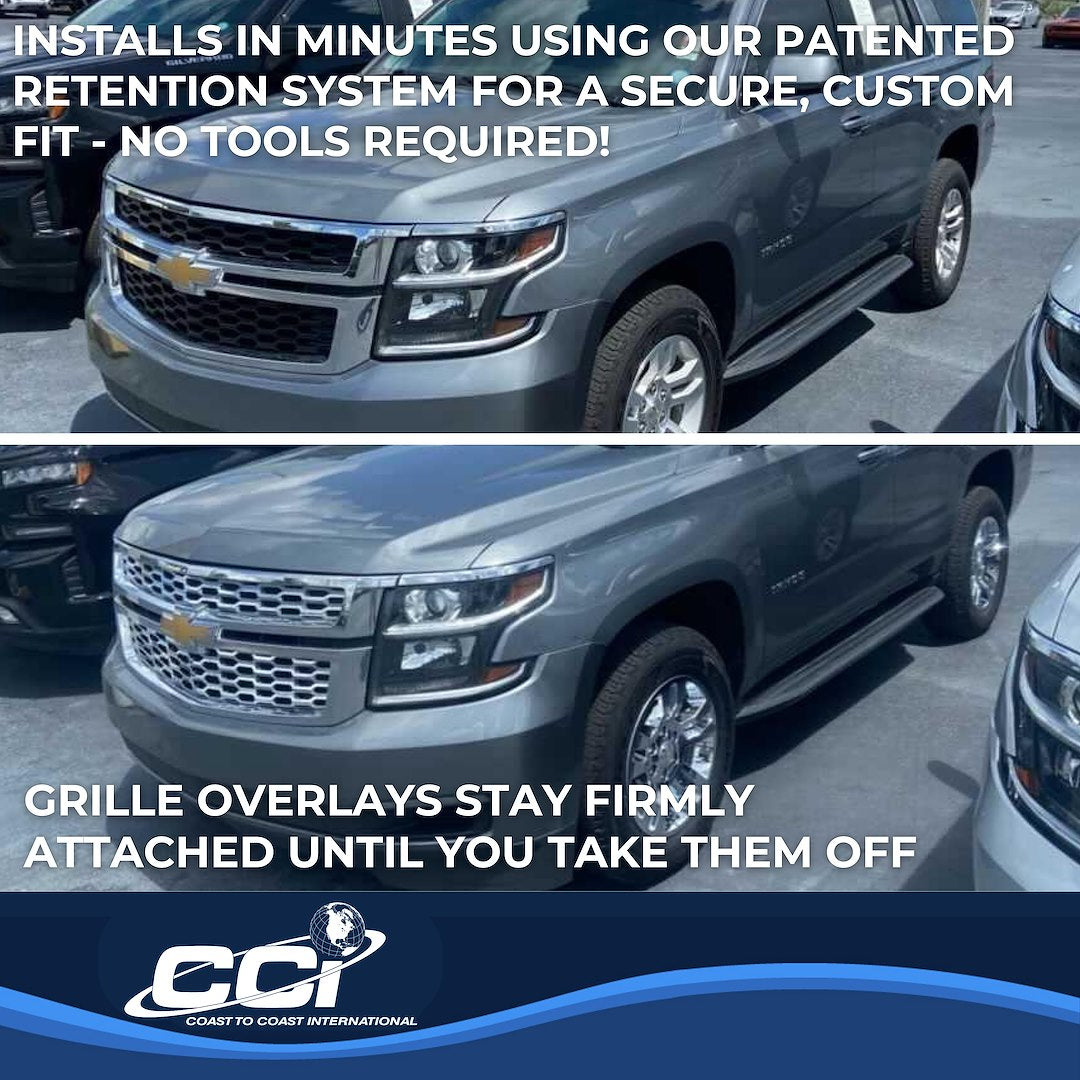 Coast To Coast GI127 Chrome Tahoe/Suburban Grille Overlay - image 4