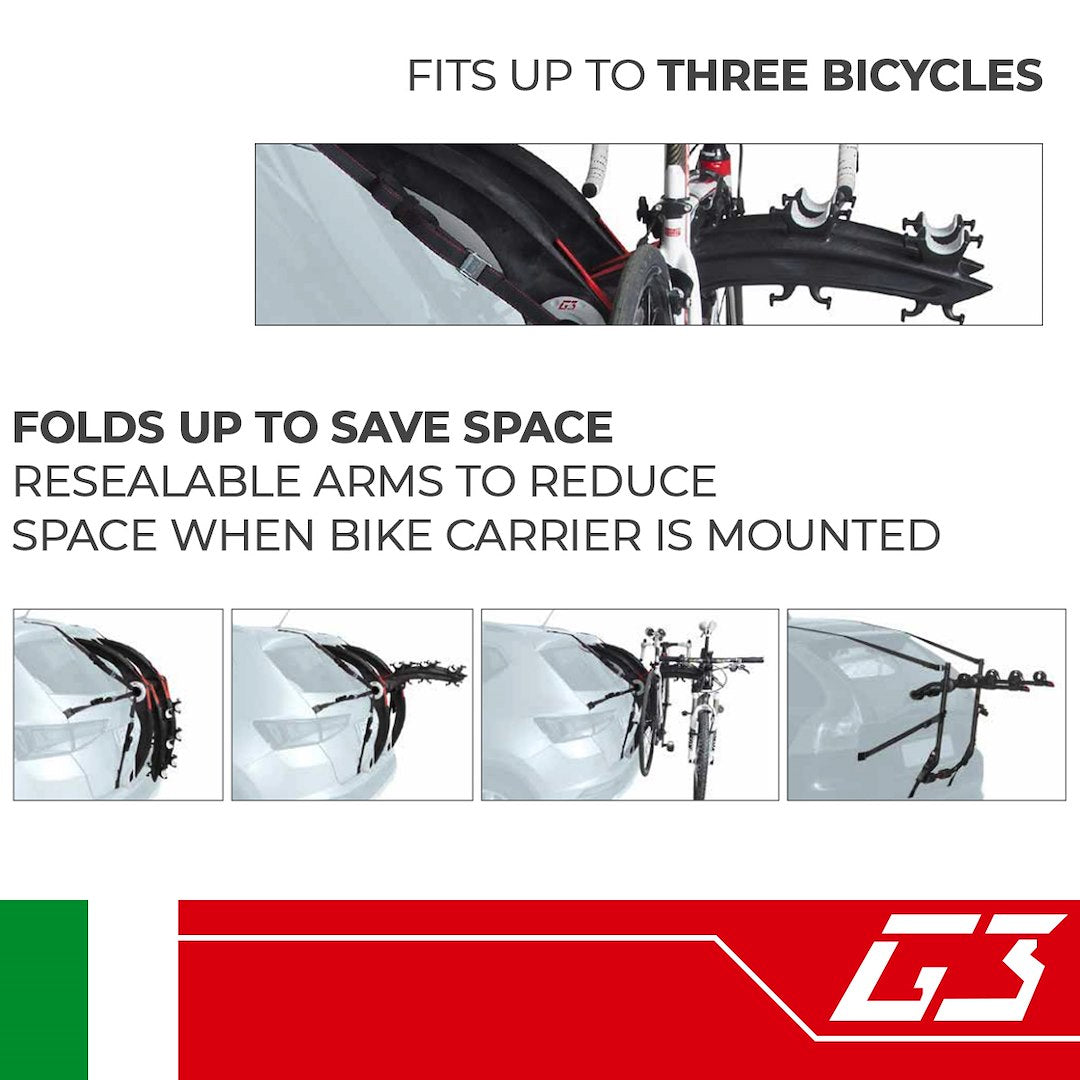 G3 S.P.A. 23.201 Premium Trunk Bike Rack