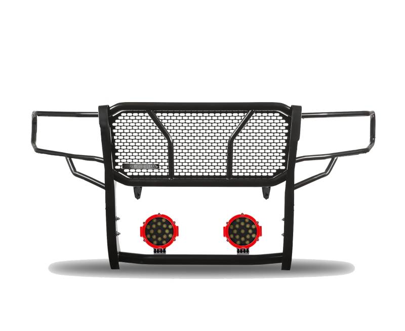 Black Horse Offroad Rugged Series Steel Grille Guard RU-DORA19-B-PLR - image 1