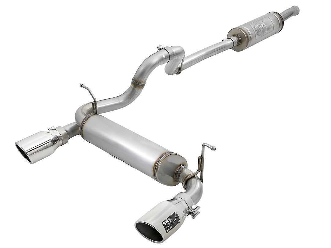 Advanced FLOW Engineering Rebel Cat-Back System Single Dual Exhaust System Kit 49-48066-P - image 1