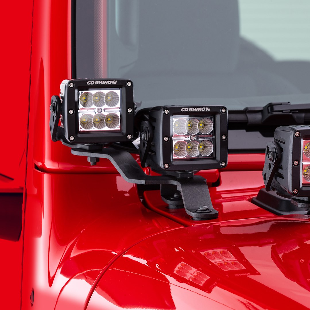Go Rhino 730231T Jeep Wrangler Light Mounting Bracket