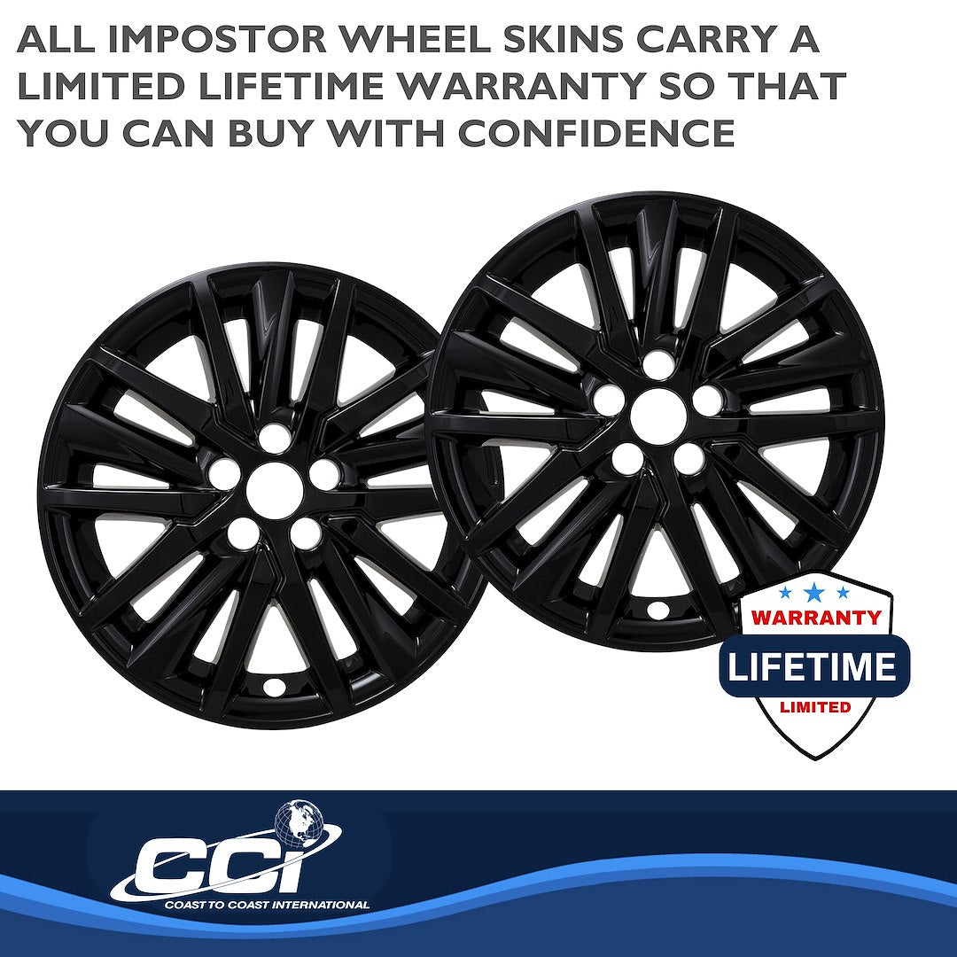 Coast To Coast IMP480BLK Camry Black 18-Inch Wheel Skin - image 4