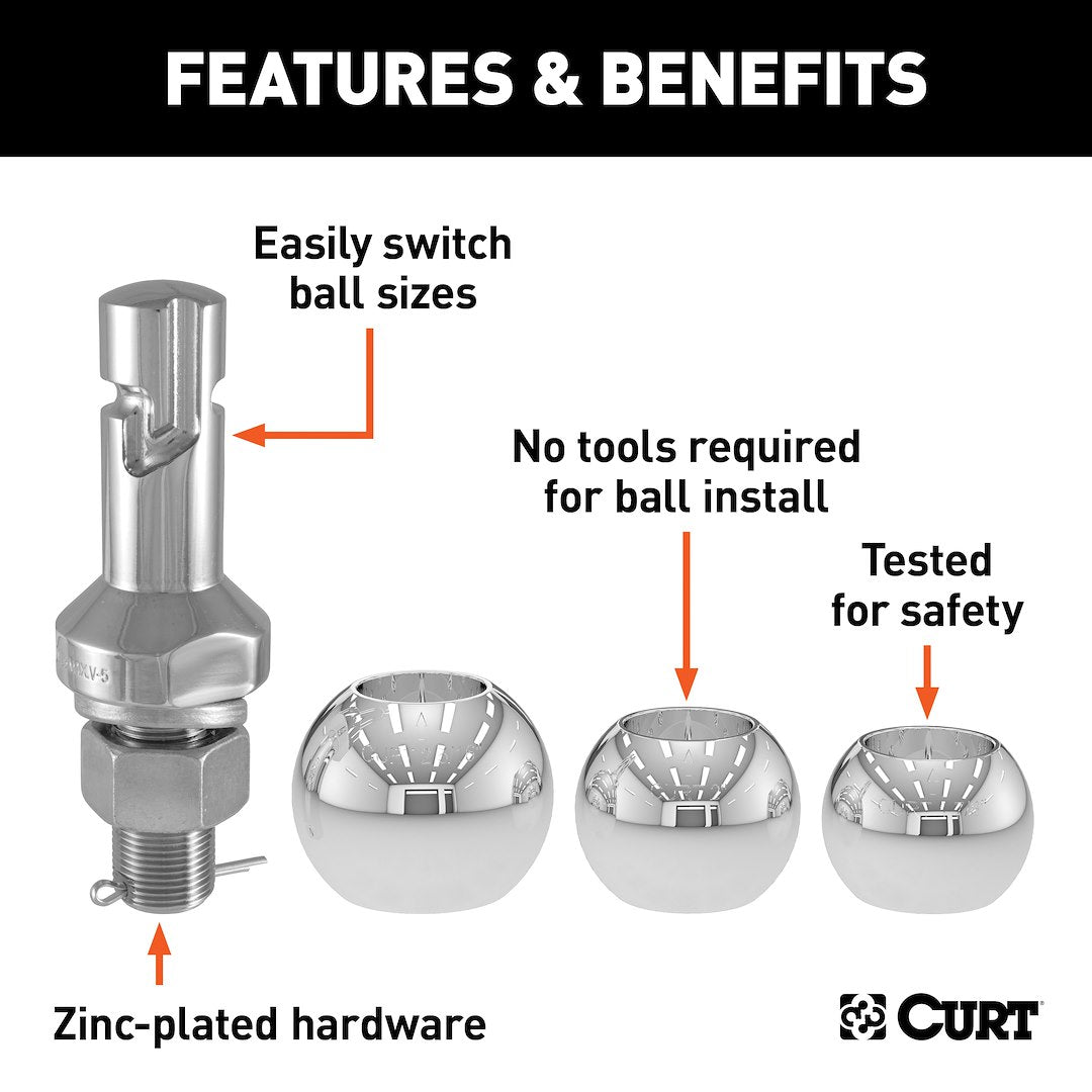 Curt 42225 Trailer Hitch Ball - image 3