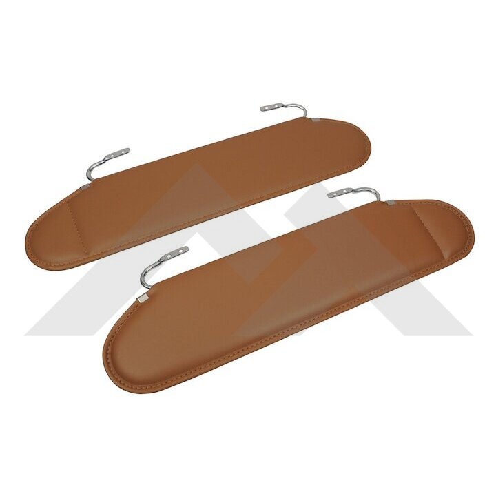 Crown Automotive RT52006 Spice Vinyl Sun Visor Set - image 1