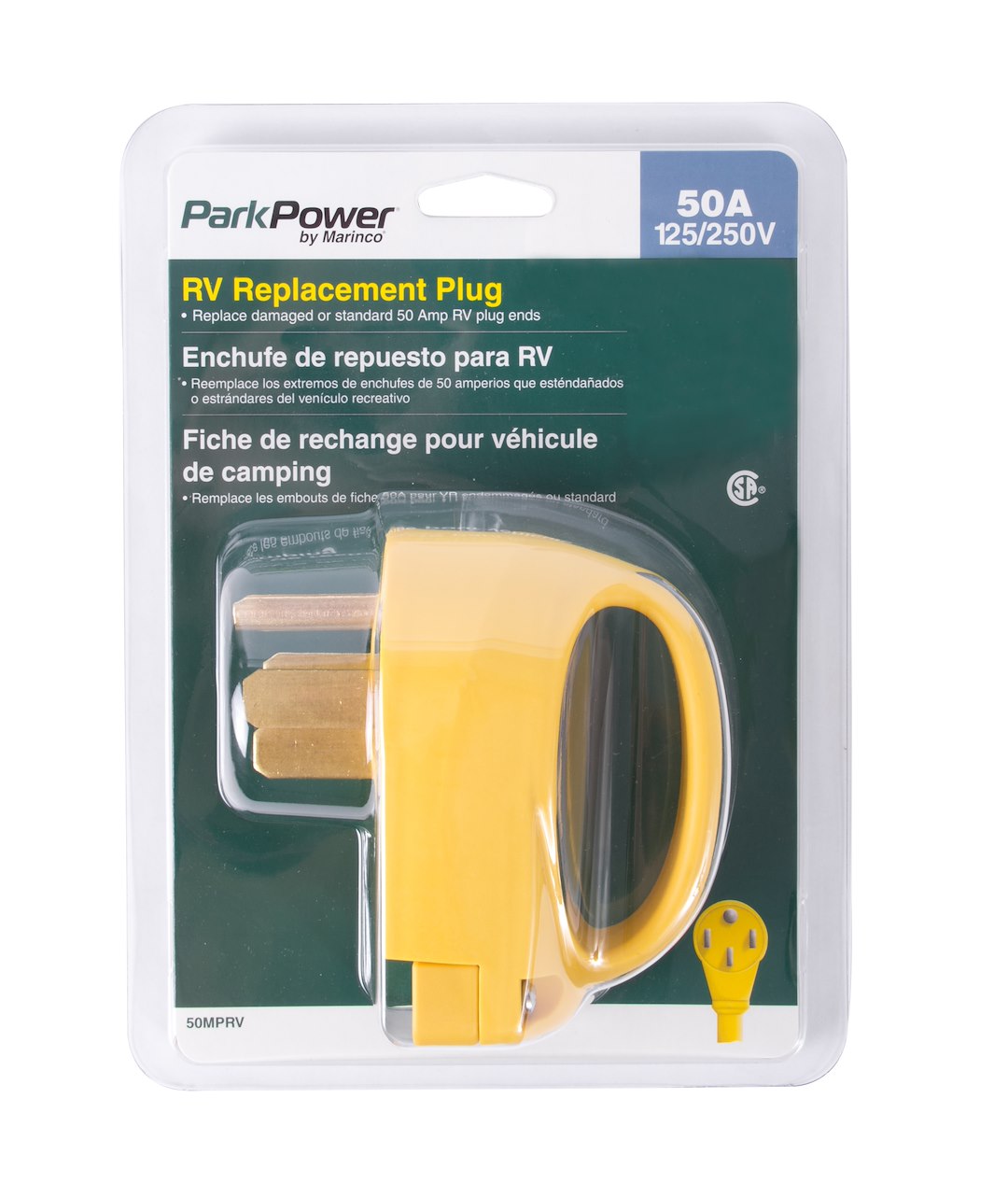 Marinco 50mprv Power Cord Plug End - image 3