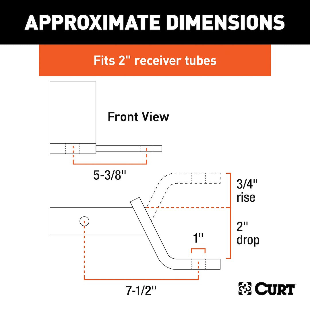 Curt 45820 Trailer Hitch Ball Mount - image 6