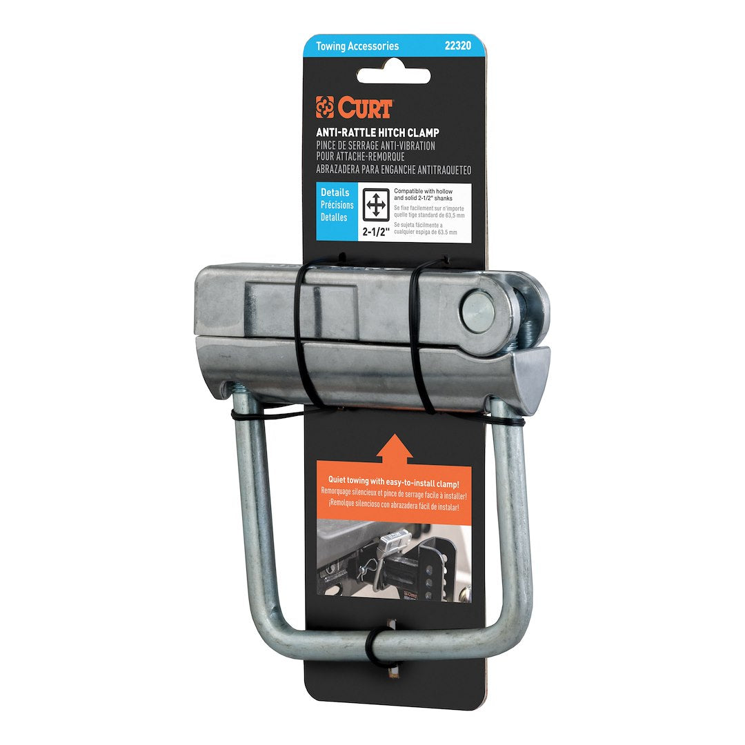 Curt 22320 Trailer Hitch Receiver Tube Anti Rattle Bracket - image 7