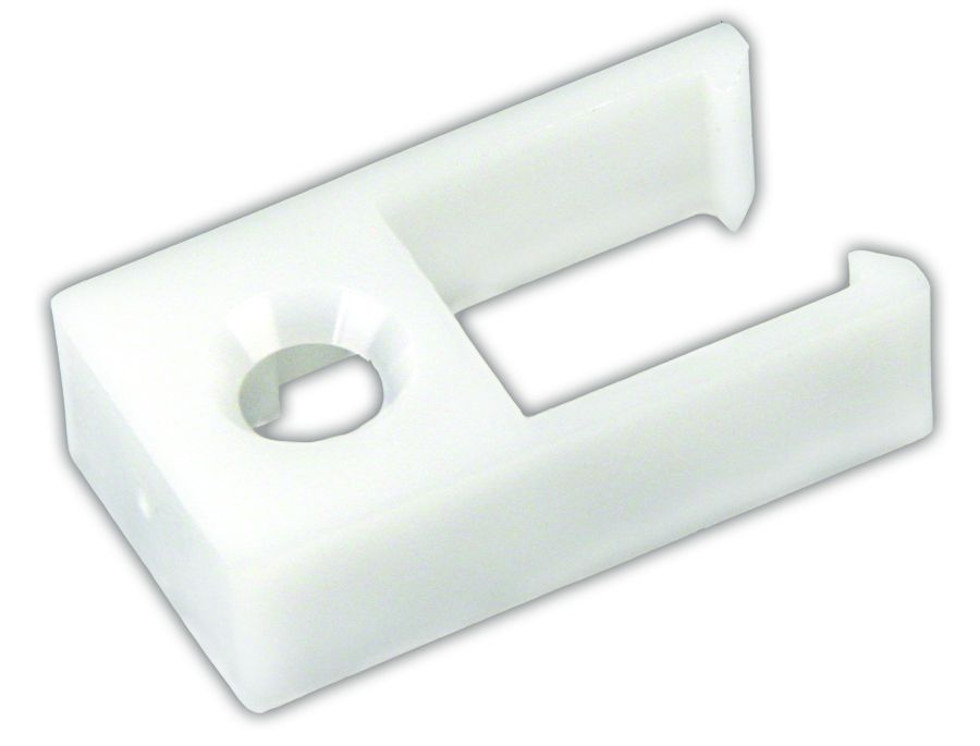 JR Products Window Curtain Track End Stop (81385) – Material: Plastic