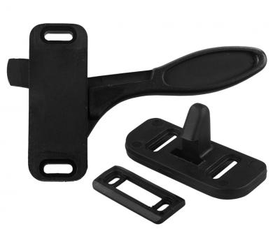 JR Products Screen Door Latch (11205) – Color: Black
