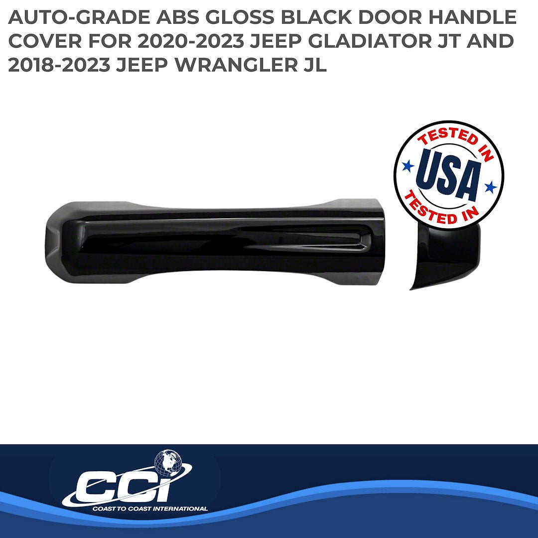 Coast To Coast DH68580BBK Gloss Black Jeep Handle Covers - image 2