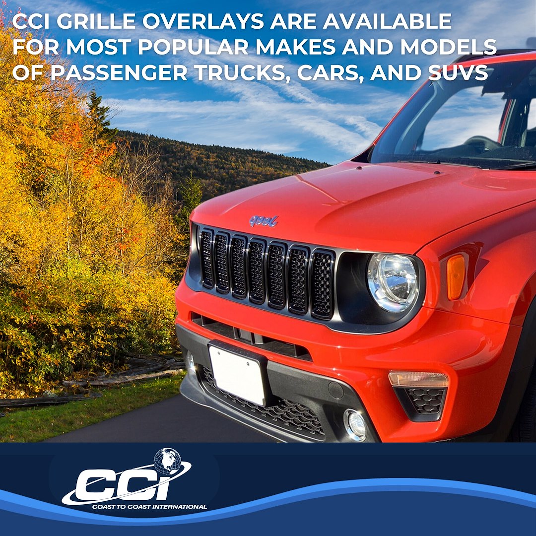 Coast To Coast GI503BLK Renegade Black Mesh Grille Overlay - image 5