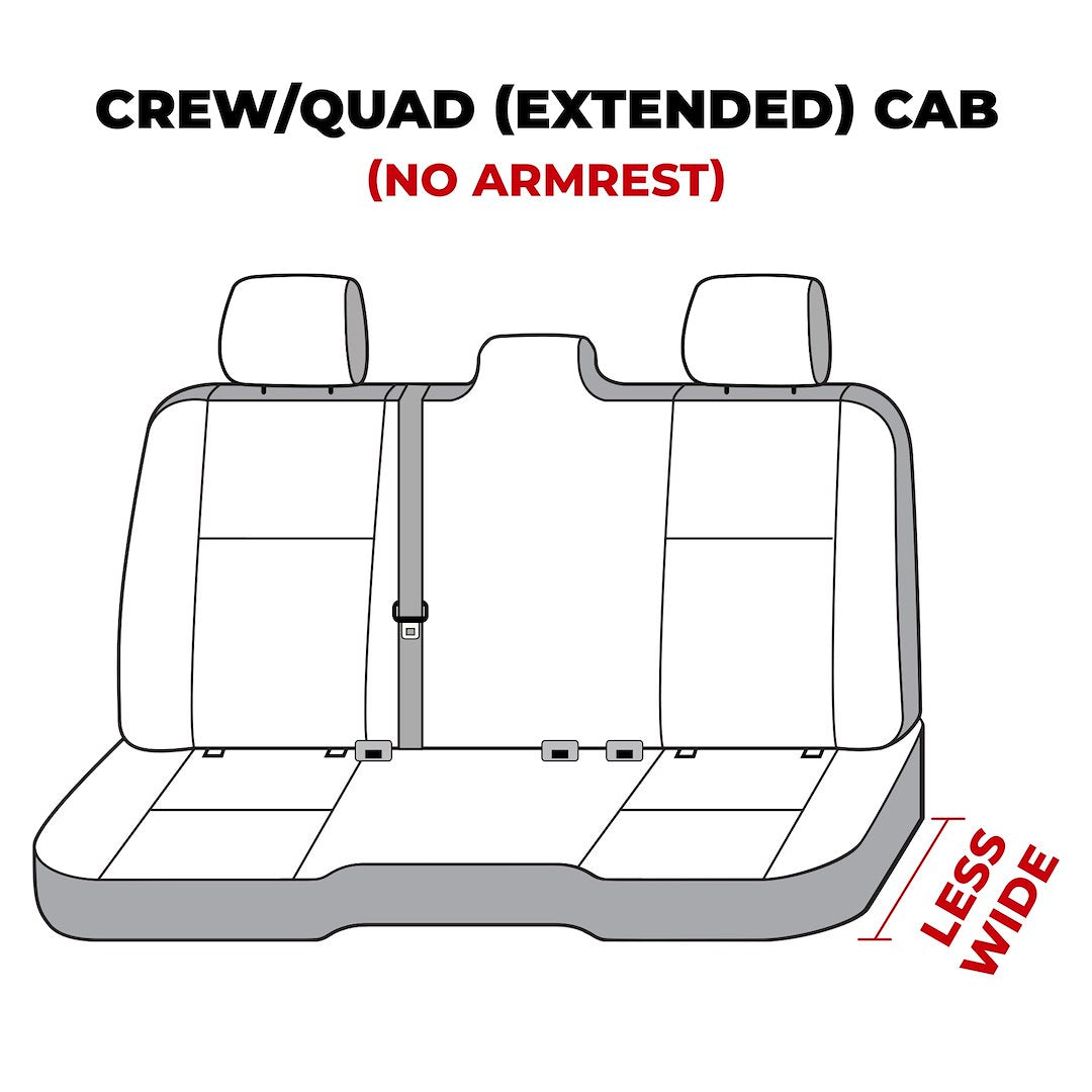 Covercraft SS7527PCGY SeatSaver Gray Ram 1500 Rear Cover - image 5